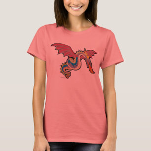 T-shirt Dragon de Feu-Respiration coloré