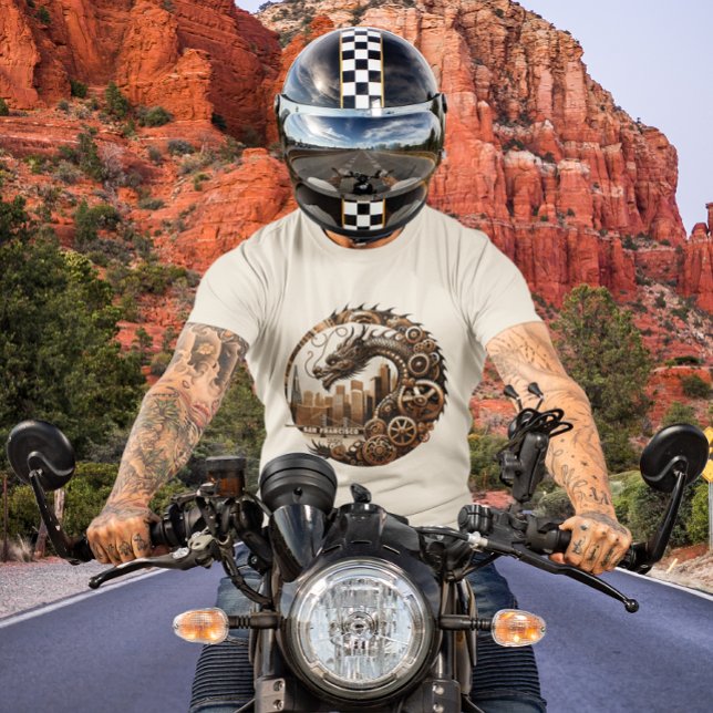 T-shirt Dragon de Steampunk sur San Francisco 2024 (Créateur téléchargé)