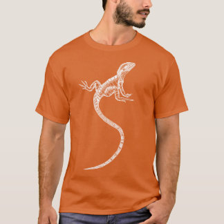 T-shirt Dragon d'eau australien majestueux blanc Art en li
