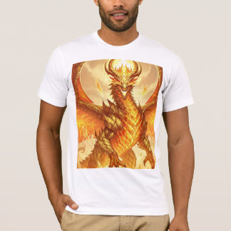 T-shirt Dragon d'or de Molten - Masterpie d'Imaginaire lég