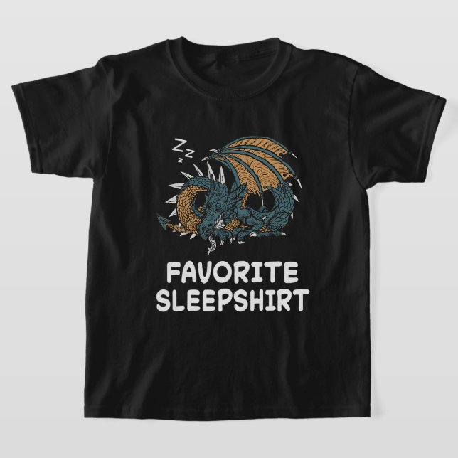 T-shirt Dragon Dragons Nap Dormir Pyjama nuit (Poser)
