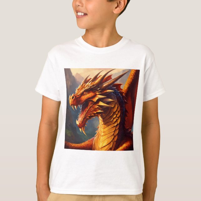 T-shirt Dragon du film Roue du temps (Devant)