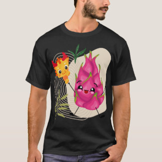 T-shirt Dragon et Plantes Esthétique | Coussin de Dragon B