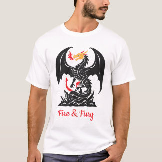 T-shirt Dragon Fantastique Respirant du Feu Graphique Pers