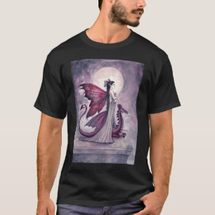 T-shirt Dragon Fée Twilight Crimson