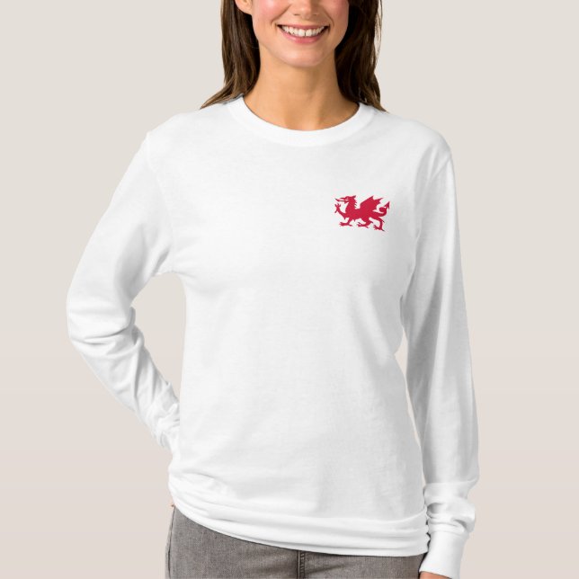 T-shirt Dragon gallois rouge (Devant)