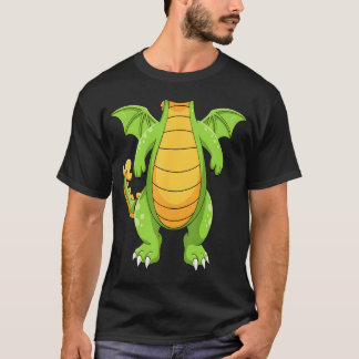 T-shirt Dragon Green Dragon - créatif