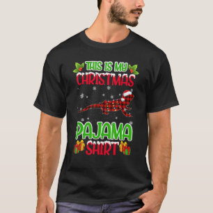 T-shirt Dragon harcelé Animal Xmas Correspondance Dragon h