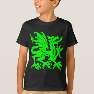 T-shirt Dragon héraldique 01 - Vert
