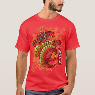 T-shirt Dragon japonais Anime Dragons japonais de tokyo Ta