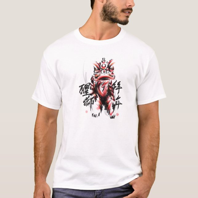 T-shirt Dragon japonais rouge (Devant)