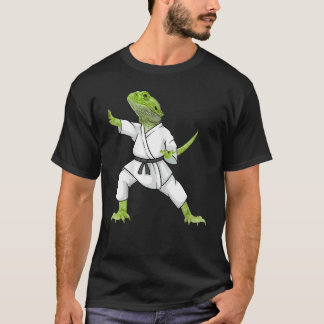 T-shirt Dragon Karate Lizard Reptile à oreilles Animal Aus