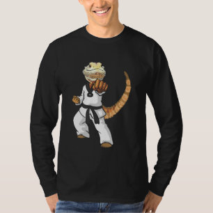 T-shirt Dragon Karate Samurai Ninja Lizard R