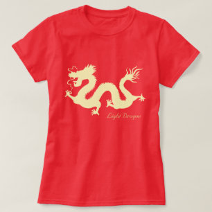 T-shirt dragon léger chinois pour dames