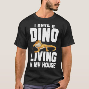 T-shirt Dragon Lézard J'Ai Un Dino Qui Vit Dans Mon H