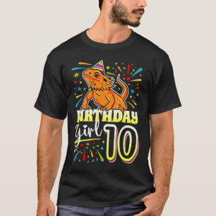 T-shirt Dragon Lizard à oreilles Enfants 10e anniversaire 