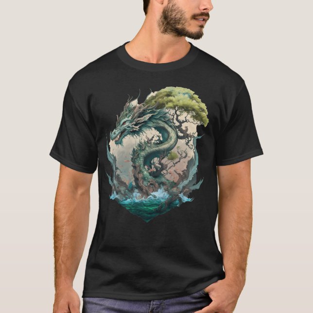 T-shirt Dragon mythologique (Devant)