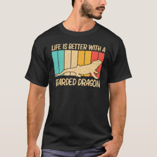 T-shirt Dragon Porté Pour Hommes Femmes Reptile Iguana Liz