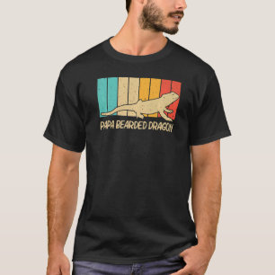 T-shirt Dragon Porté Pour Hommes Papa Reptile Iguana Lizar