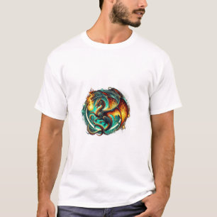 T-shirt Dragon respirant le feu