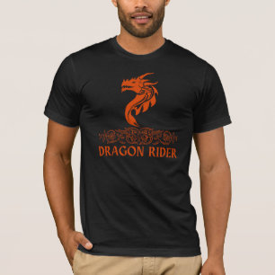 T-shirt Dragon Rider Cool Imaginaire tendance Typographie
