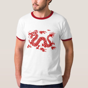T-shirt Dragon Rouge