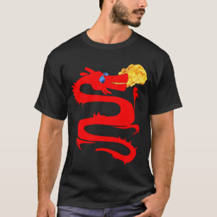 T-shirt Dragon Rouge, Imaginaire, ZKOAG