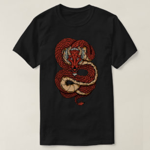 T-shirt Dragon rouge vif