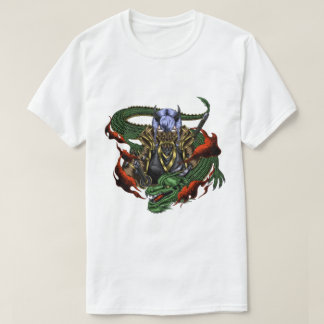 T-shirt Dragon Samurai et Oni Mask