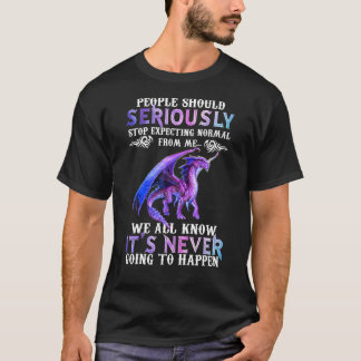 T-shirt Dragon Sérieusement Dragon Pour Hommes Femmes