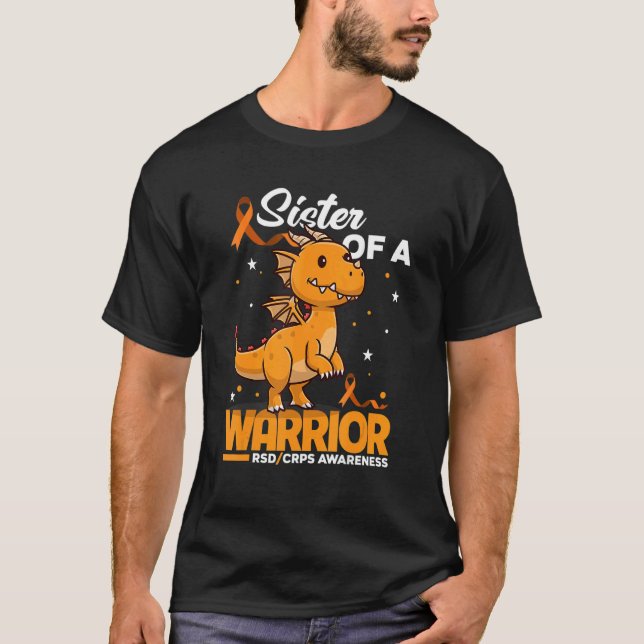 T-shirt Dragon Soeur D'Un Guerrier Supporter RSD CRPS Awar (Devant)