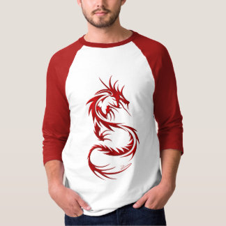 T-shirt Dragon tribal