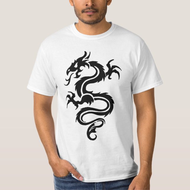 T-shirt Dragon tribal (Devant)