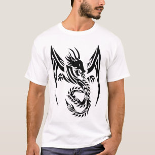 T-shirt Dragon tribal b