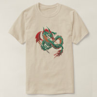 Dragon volant vert