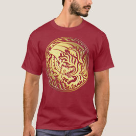 T-shirt Dragoncircle - Or