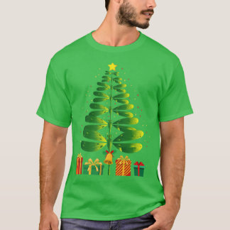 T-shirt Dragonfly Christmas Tree Fundy Xmas Entomologiste