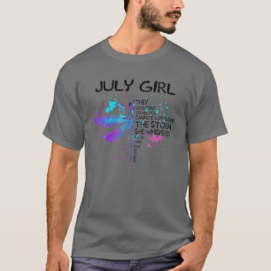 T-shirt Dragonfly Juillet Fille Ils Whischoi À Son Amant B