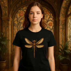 T-shirt Dragonfly mécanique Steampunk