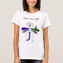 T-shirt Dragonfly Portant un équipement de protection pers
