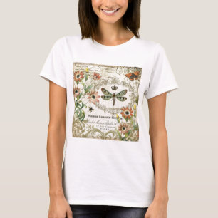 T-shirt Dragonfly Vintage