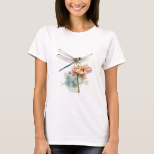 T-shirt Dragonfly Watercolor