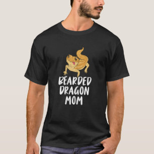 T-shirt Dragons à coeur mignon Lizard Léopard Léopard Drag