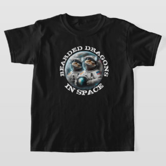 T-shirt Dragons barbus amusants dans l'espace