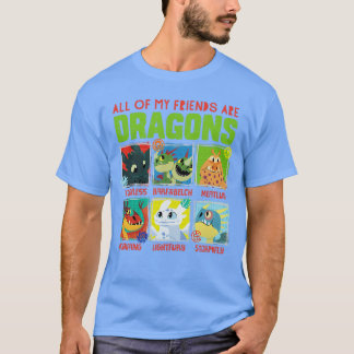 T-shirt Dragons cachés du monde de Howorain Your Dragon 3