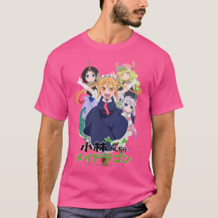 T-shirt Dragons De La Femme De Dragon De Mlle Kobayashi