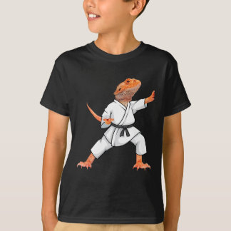 T-shirt Dragons Drôle Porté Faire Karate Samurai Ninja L