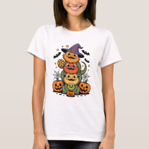 T-shirt Dragons empilés Halloween Conception