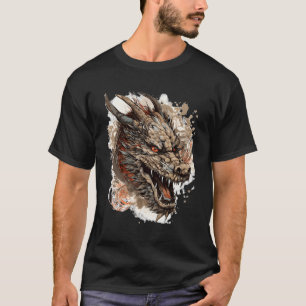 T-shirt Dragons japonais face Dragons asiatiques