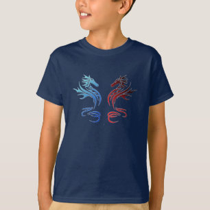 T-shirt Dragons tribaux